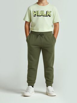 max - Olive Solid Joggers