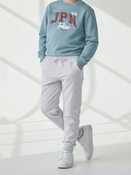 max - Grey Solid Joggers