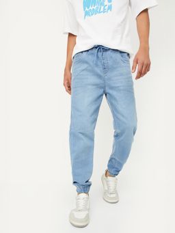 max - Blue Solid Jeans