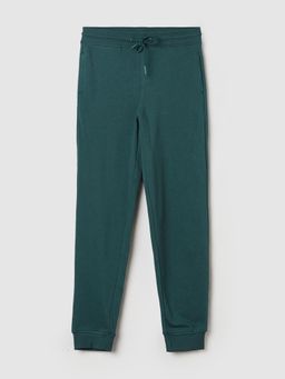 max - Teal Solid Joggers