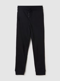 max - Black Solid Joggers