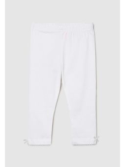max - Cream Solid Leggings