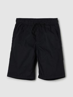 max - Black Solid Shorts