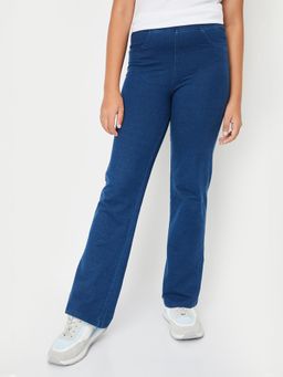 max - Blue Solid Jeans