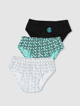 max - Multi-Color Printed Briefs (Pack of 3)