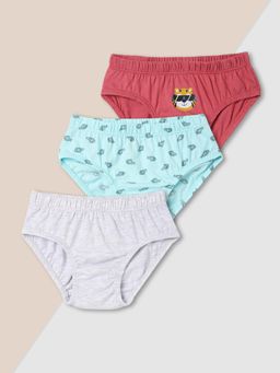 max - Multi-Color Printed Briefs (Pack of 3)