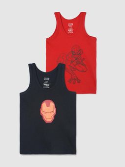max - Multi-Color Printed Vest (Pack of 2)
