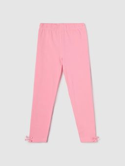 max - Pink Solid Leggings