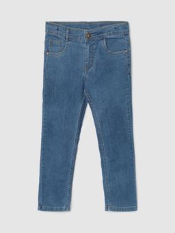 max - Blue Solid Jeans