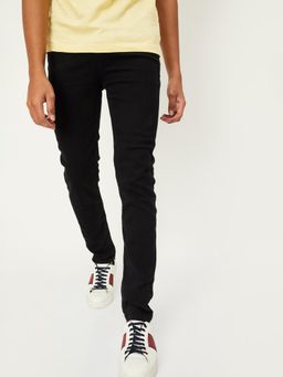 max - Black Solid Jeans