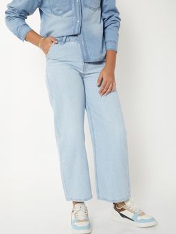 max - Blue Solid Jeans