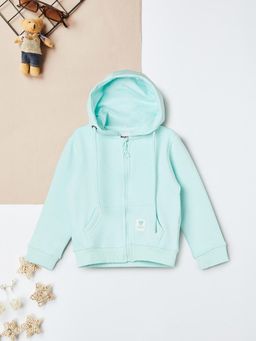 max - Blue Solid Hoodie