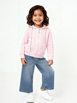 max - Pink Solid Hoodie