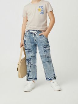max - Blue Solid Jeans