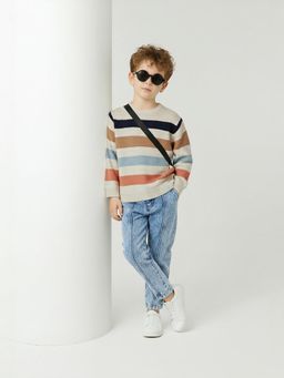 max - Multi-Color Stripes Sweater