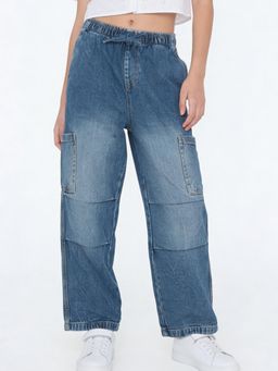 max - Blue Solid Jeans
