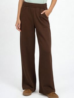 max - Brown Solid Pants