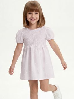 max - Pink Checks Dress