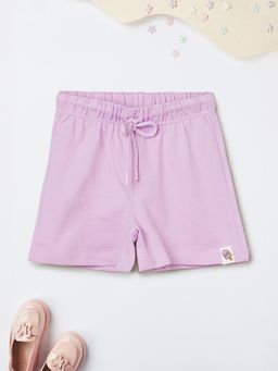 max - Lavender Solid Shorts