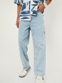 max - Blue Solid Jeans