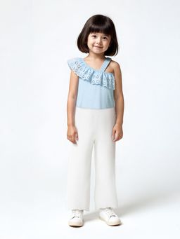 max - Cream Textured Pants