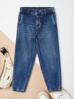max - Blue Solid Jeans