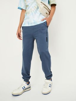 max - Blue Solid Joggers