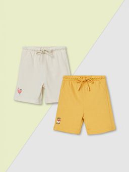 max - Multi-Color Solid Shorts (Pack of 2)