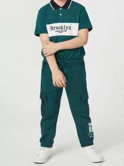 max - Green Printed Joggers