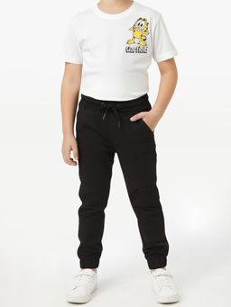 max - Black Solid Joggers