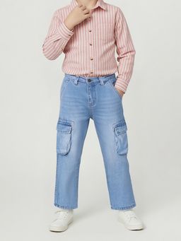 max - Blue Solid Jeans