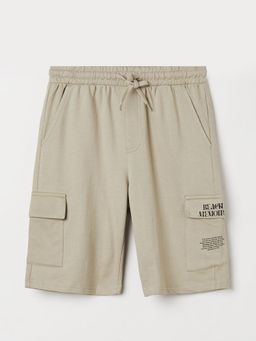 max - Grey Solid Shorts