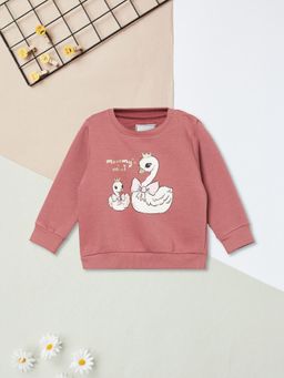 max - Pink Printed Sweatshirt