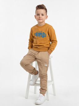 max - Yellow Printed Sweatshirt