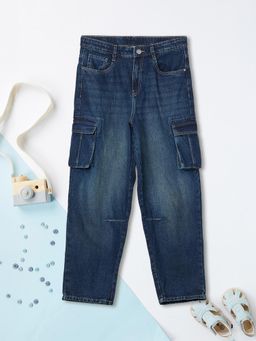 max - Blue Solid Jeans