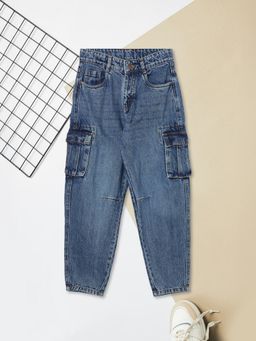max - Blue Solid Jeans