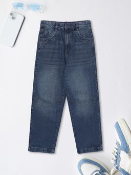 max - Blue Solid Jeans