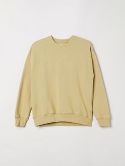 max - Green Solid Sweatshirt