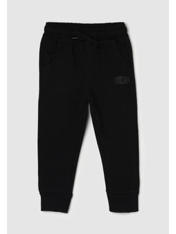 max - Black Solid Joggers