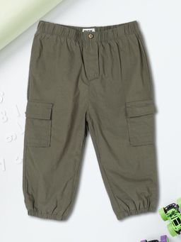 max - Olive Solid Joggers