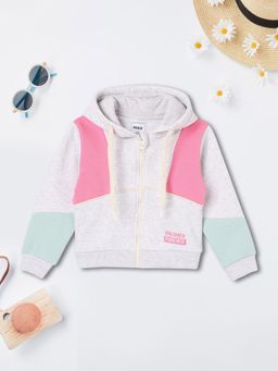 max - Grey Colorblock Hoodie