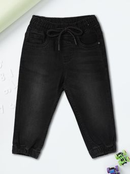 max - Black Solid Jeans