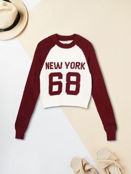 max - Multi-Color Self Design Sweater