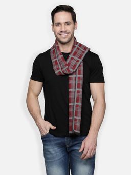 Alvaro Castagnino - Grey Coloured Mens Viscose Muffler