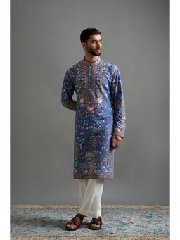 Gargee Designers - Mayur Vilas Blue Kurta With Pant