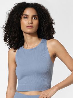 ONLY - Women Solid Blue Bra