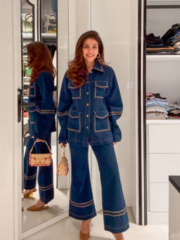 Manvi Daga - Celestial Studded Co-Ord (Set of 2)