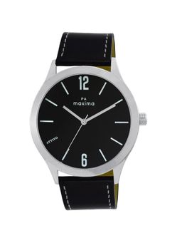 PA Maxima - Attivo Analog Watch for Men in Black Dial Color