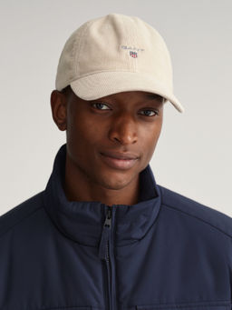 GANT - Men Cream Solid Baseball Cap