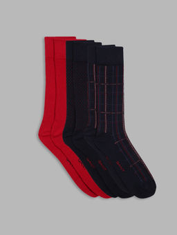 GANT - Men Patterned Calf Length Socks (3 Pair Of Socks)